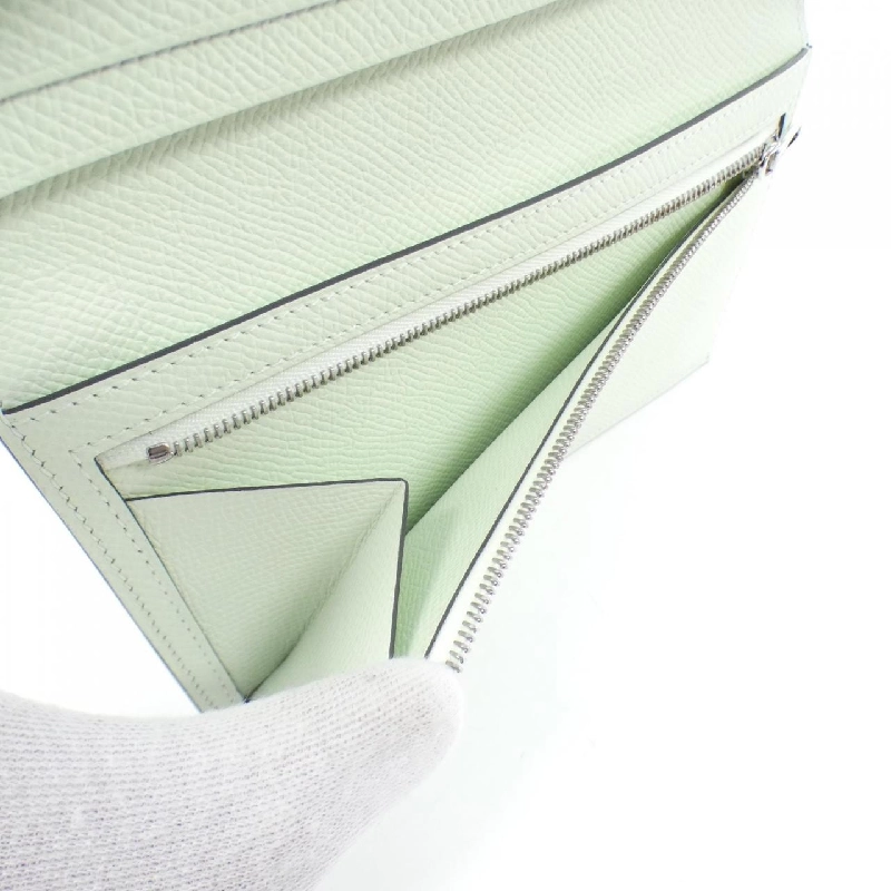 【Sản phẩm chưa sử dụng】Ví Hermès Béarn Soufflé 039785CK 622951