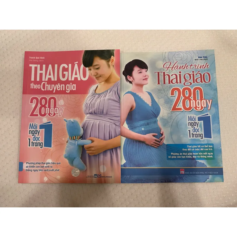 Bộ 2 cuốn sách thai giáo 280 ngày như mới 99% 596331