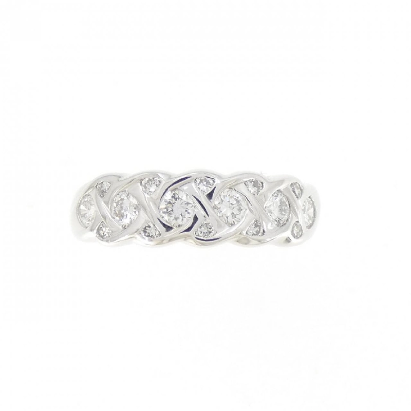 Nhẫn kim cương K18WG 0.52CT 670368