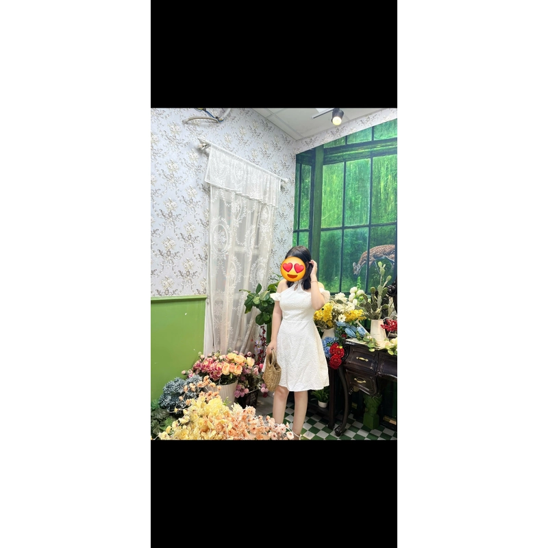 Váy cổ yếm chất xốp 478796