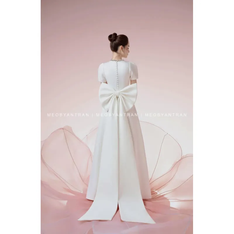 Váy cưới Meo store, size M, đơn giản, sang trọng  1010001