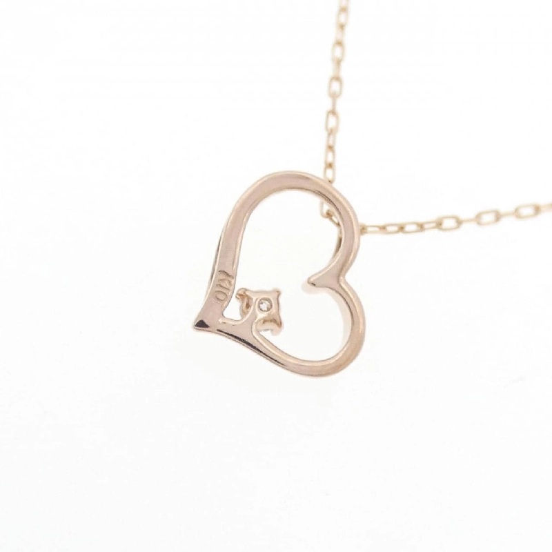 K10PG Dây chuyền hình trái tim kim cương - Hàng hiệu Authentic 859451