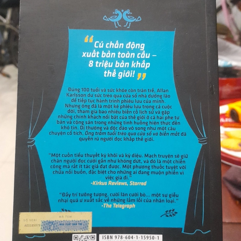 Jonas Jonasson - ÔNG TRĂM TUỔI trèo qua CỬA SỔ và BIẾN MẤT 452239