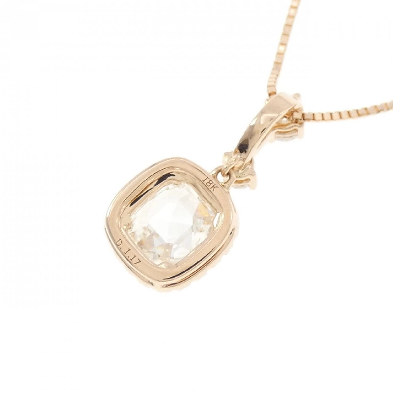 Dây chuyền kim cương 18KPG/K18PG 1.17CT - Hàng hiệu Authentic 859234