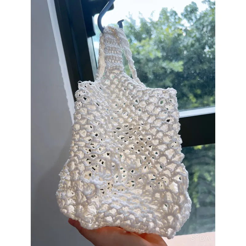 TÚI CÓI/TÚI MÂY HOA VĂN ĐẸP MÓC TAY- HANDMADE CROCHET BAG 766918