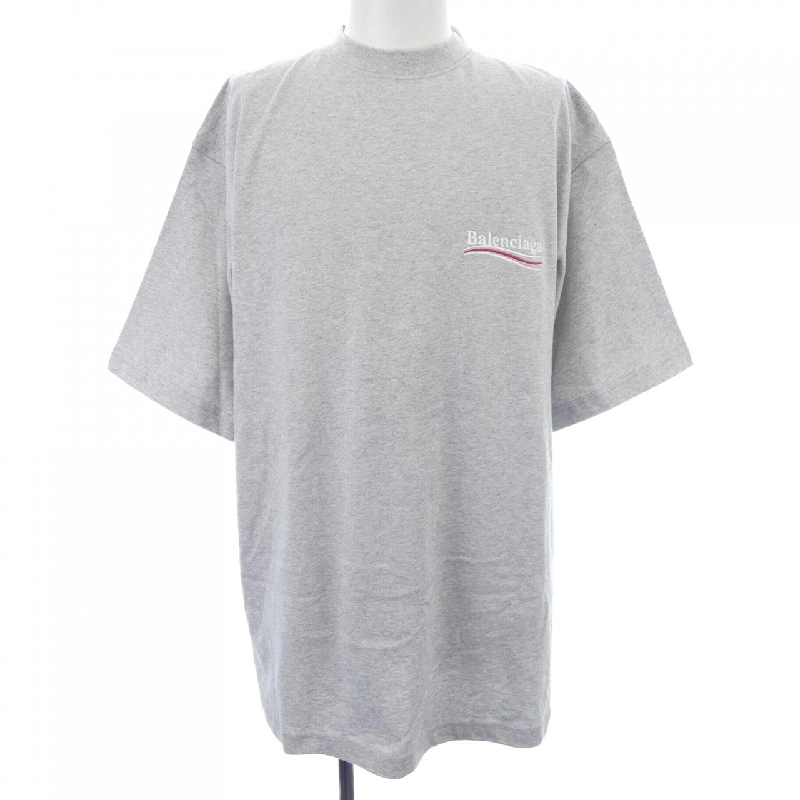 Balenciaga BALENCIAGA Chiến dịch chính trị POLITICAL CAMPAIGN 641675 TKVJ1 UNISEX Áo thun - Hàng hiệu Chính hãng 894502