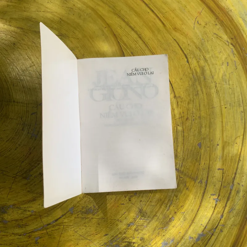 CẦU CHO NIỀM VUI Ở LẠI - JEAN GIONO 937239