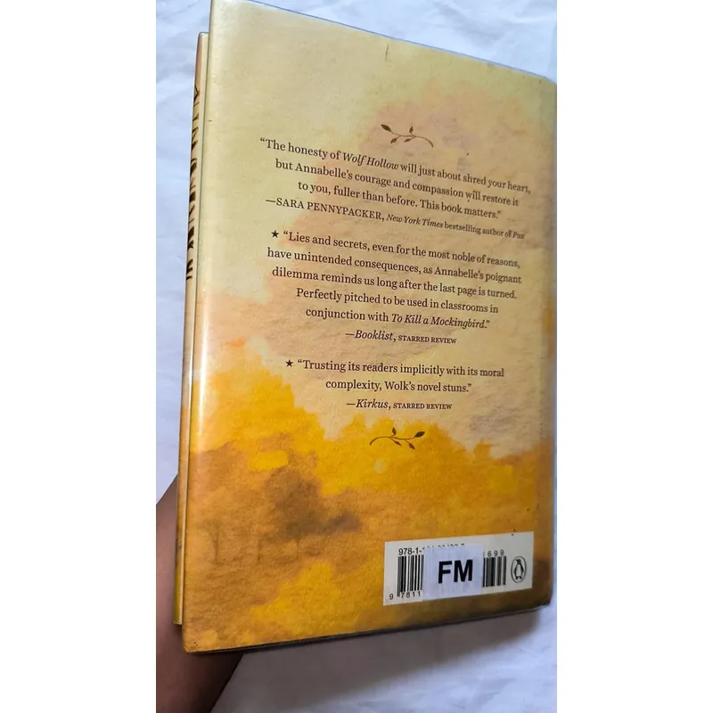 Wolf Hollow - Lauren Wolk (bìa cứng, từng ẩm, giấy gập thủ công) 732648