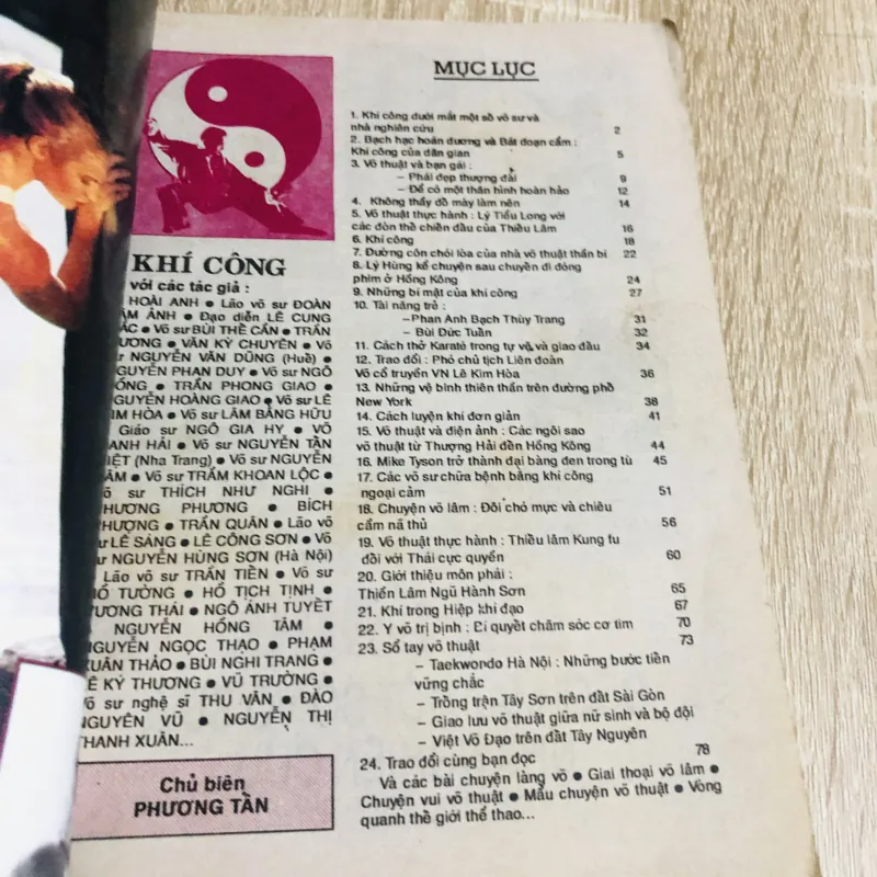SỔ TAY VÕ THUẬT KHÍ CÔNG những bí mật của Khí Công  541545