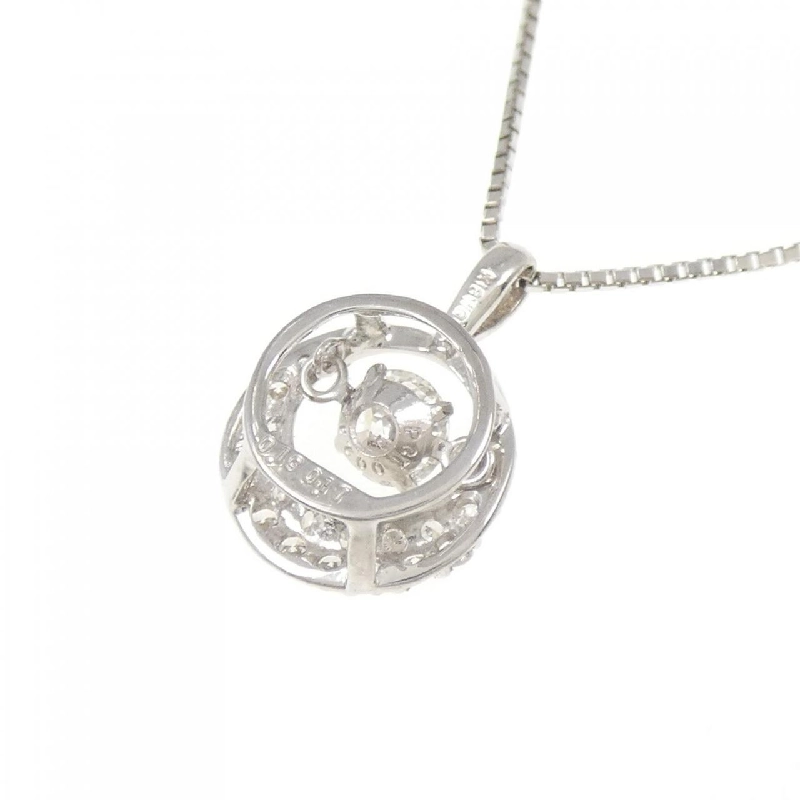 K18WG Dây chuyền kim cương 0.19CT - Hàng hiệu Authentic 857549