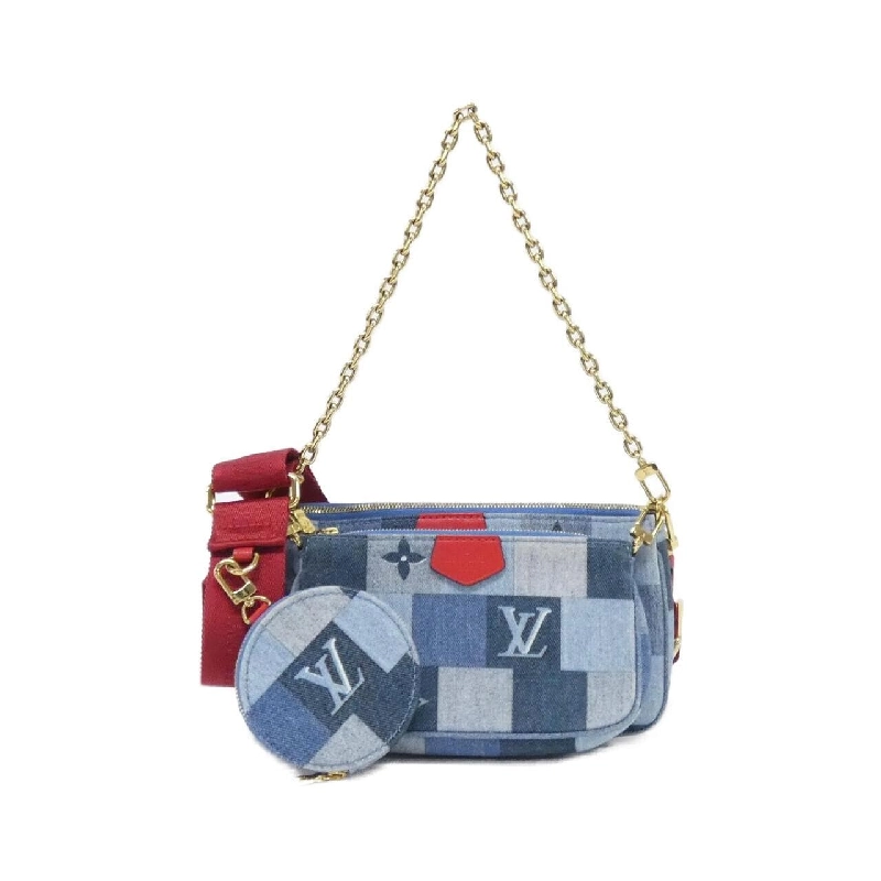 Túi đeo chéo Louis Vuitton Denim Monogram Multi Pochette Accessoires M44990 - Hàng hiệu Chính hãng 764116
