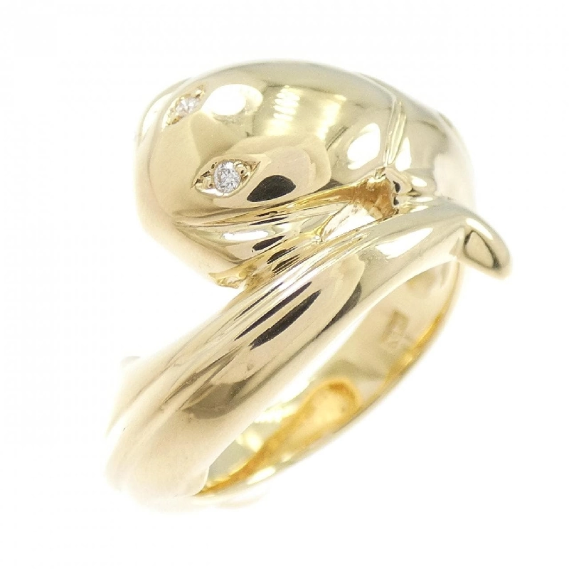 Nhẫn kim cương K18YG - Hàng hiệu Authentic 846787