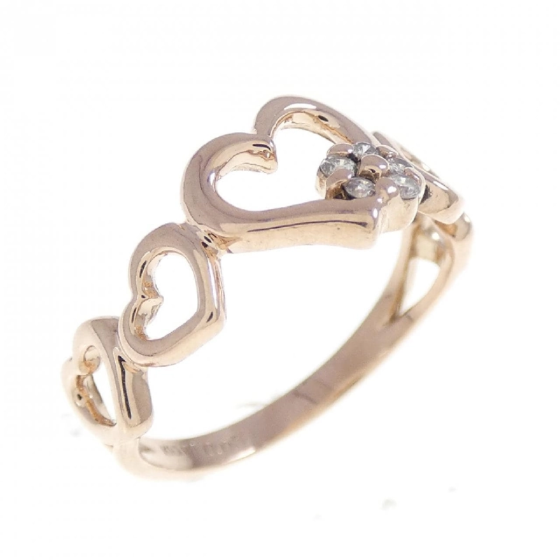 Nhẫn kim cương K10PG hình trái tim 0.05CT 668700