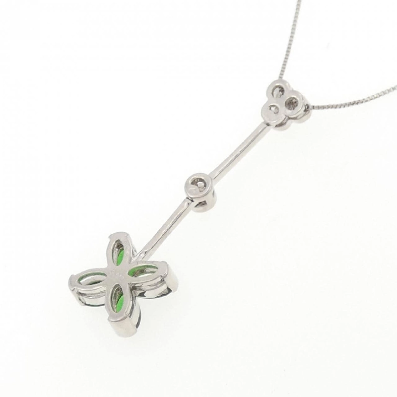 Dây chuyền garnet hoa PT900/PT850 1.04CT - Hàng hiệu Authentic 867508