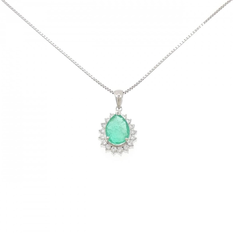 Dây chuyền ngọc lục bảo PT900/PT850 2.93CT - Hàng hiệu Authentic 857036