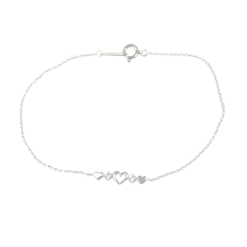 4゜C Heart Cubic Bracelet - Hàng hiệu Authentic 846858