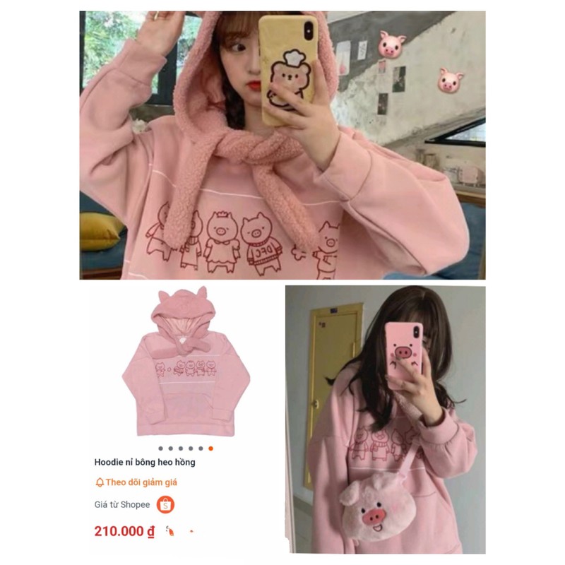 Hoodie tai thỏ đáng yêu 71555