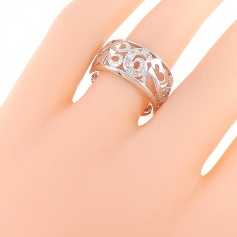 Nhẫn kim cương K18WG 0.15CT 667195