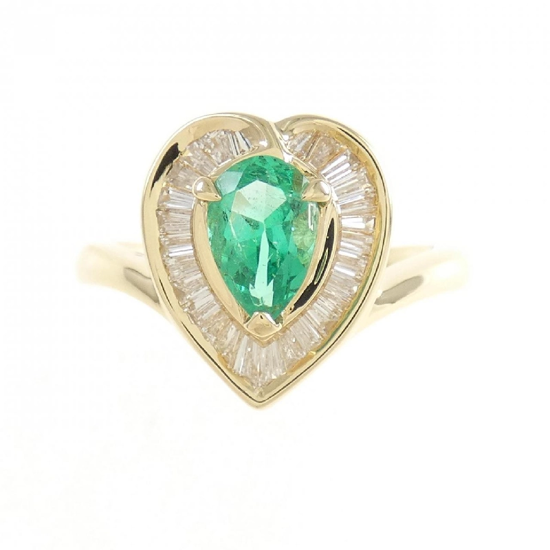 Nhẫn Emerald K18YG 0.56CT 673063