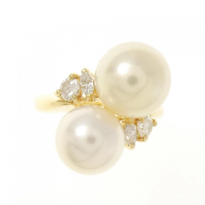 Nhẫn ngọc trai Akoya K18YG - Hàng hiệu Authentic 855001