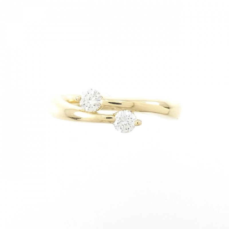 Nhẫn nhẫn ngón tay kim cương K18YG 0.15CT 672651