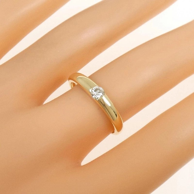 Nhẫn kim cương K18YG 0.184CT - Hàng hiệu Authentic 849980