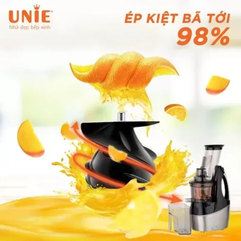 Máy ép chậm UNIE UE-580 công suất 240W, ép kiệt bã 98% 574415