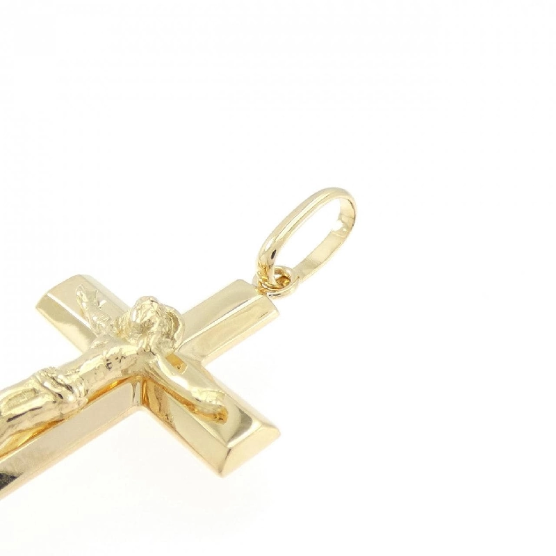 K18YG Mặt dây chuyền hình chữ thập - Hàng hiệu Chính hãng 863388