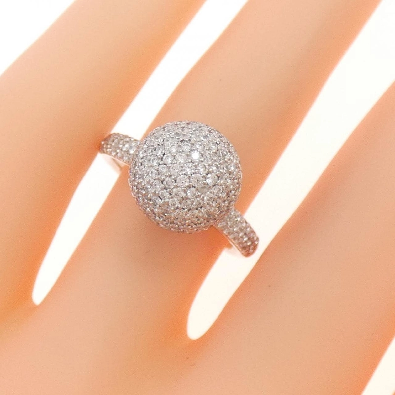 Nhẫn kim cương 750WG Pavé 1.18CT 671362