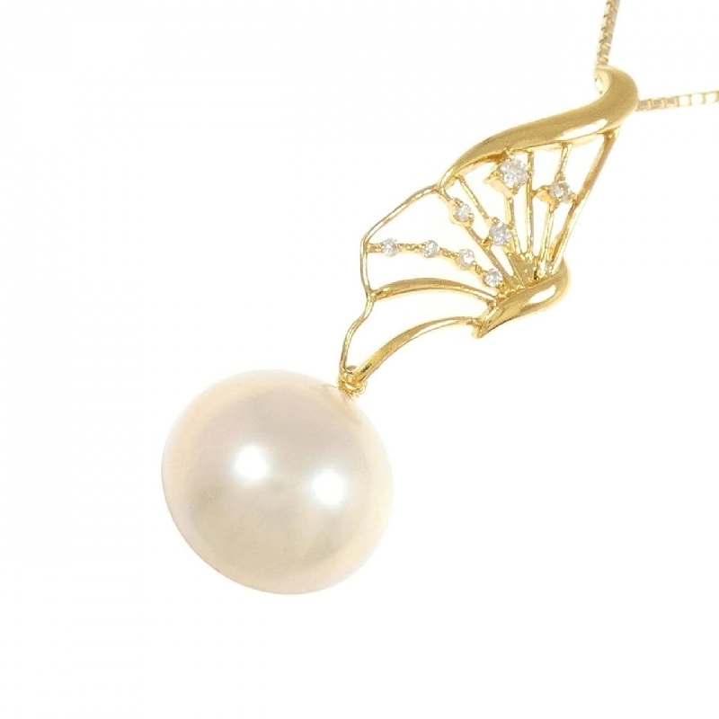 Vàng nguyên chất/K18 Mabe Pearl Dây chuyền 15.6mm - Hàng hiệu Chính hãng 856578