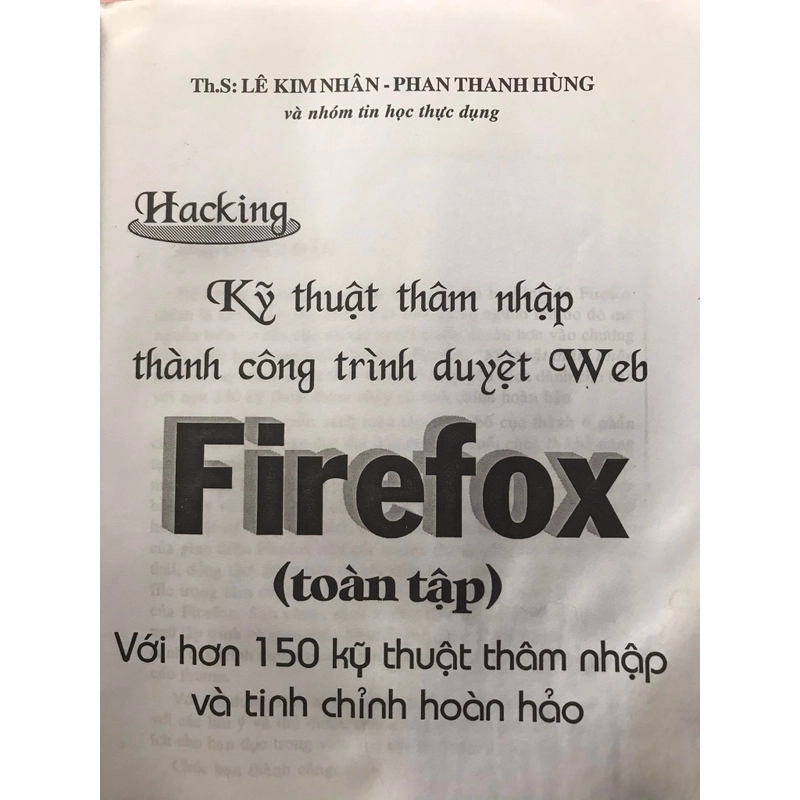 Kỹ thuật thâm nhập thành công trình duyệt Web Firefox toàn tập 474961