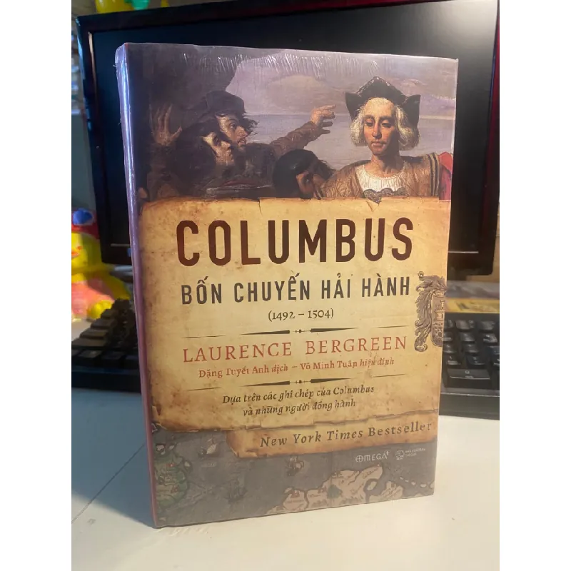 Columbus: Bốn Chuyến Hải Hành (1492-1504)-Tác giả :Laurence Bergreen-Bìa cứng, sách mới nguyên seal STB1026 Blogmeo 27525 587877