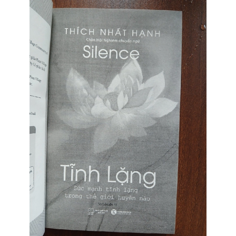 Tĩnh Lặng - Thích Nhất Hạnh 539971