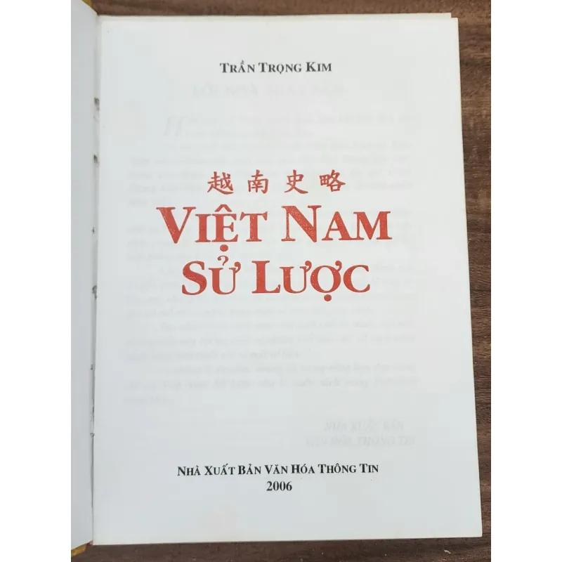 Sách lịch sử của nhà sử học Trần Trọng Kim: VIỆT NAM SỬ LƯỢC (621 trang, bìa cứng) 747975