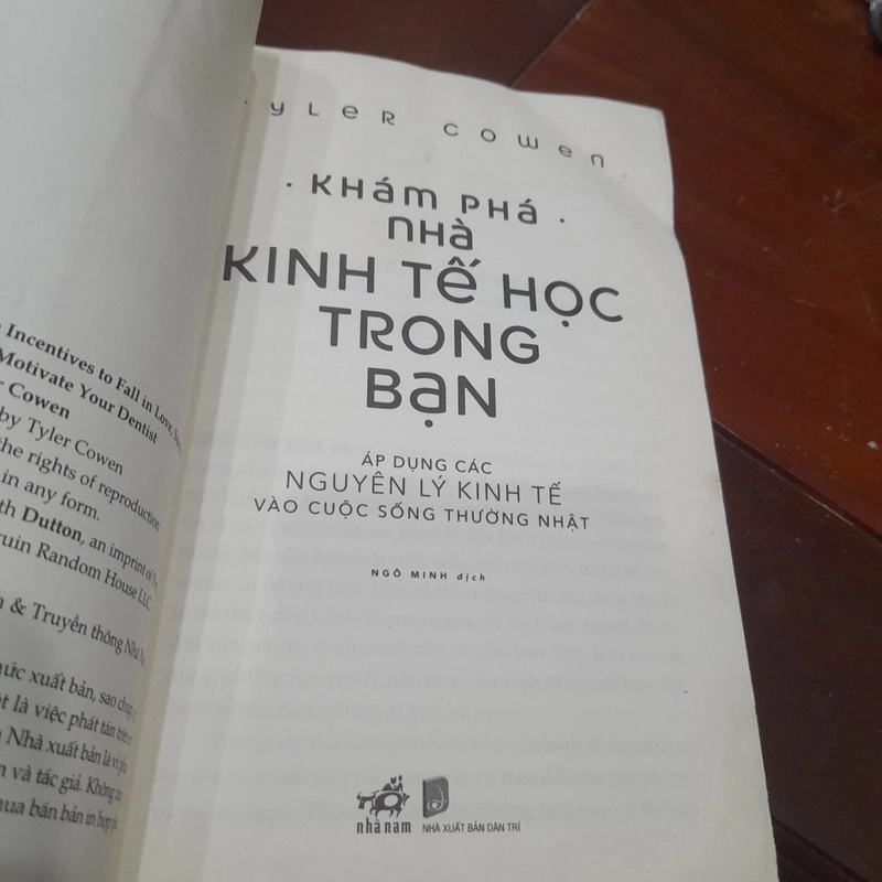 Tyler Cowen - Khám phá NHÀ KINH TẾ HỌC TRONG BẠN 315021