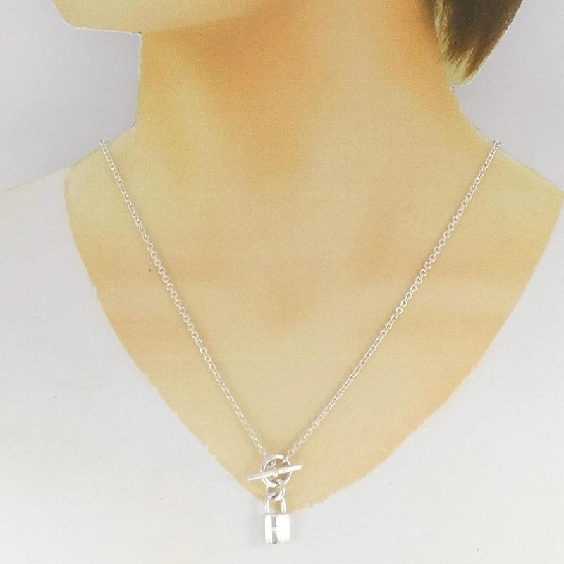 Dây chuyền Hermès Amulet Cadena - Hàng hiệu Authentic 843606