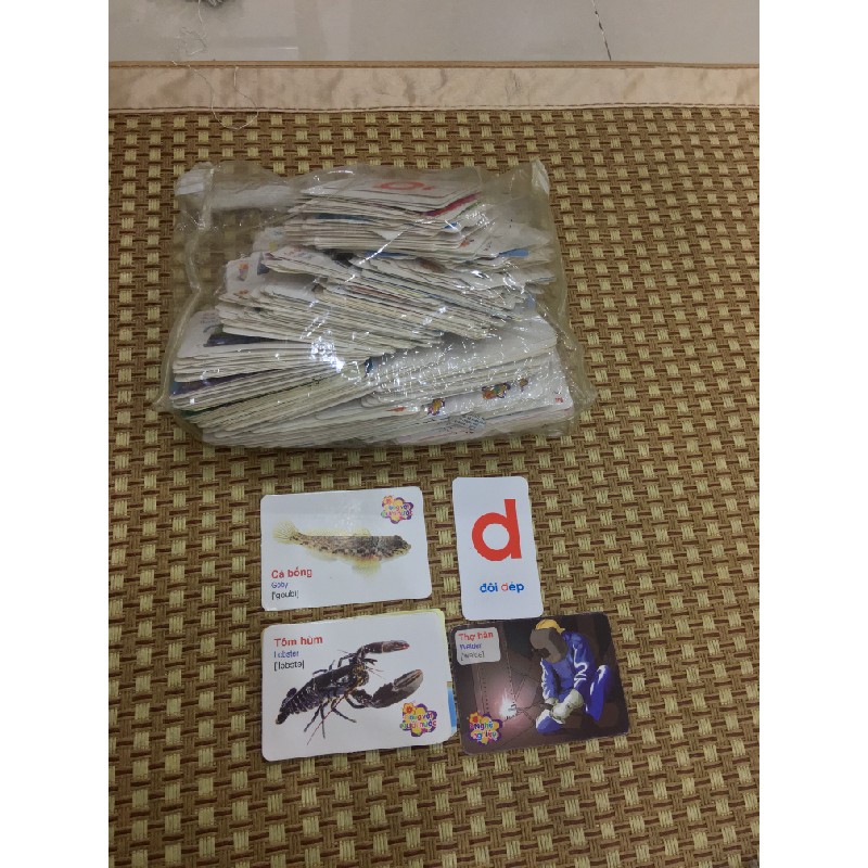 Bộ thẻ học chữ theo chủ đề cho bé 2003