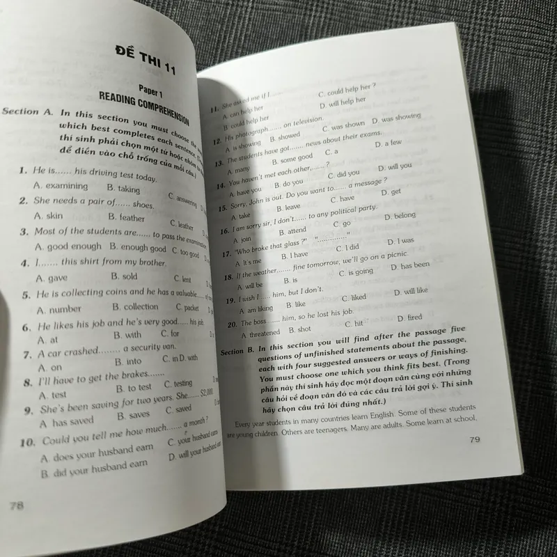 Luyện thi chứng chỉ A môn tiếng Anh - Trần Văn Hải 697700