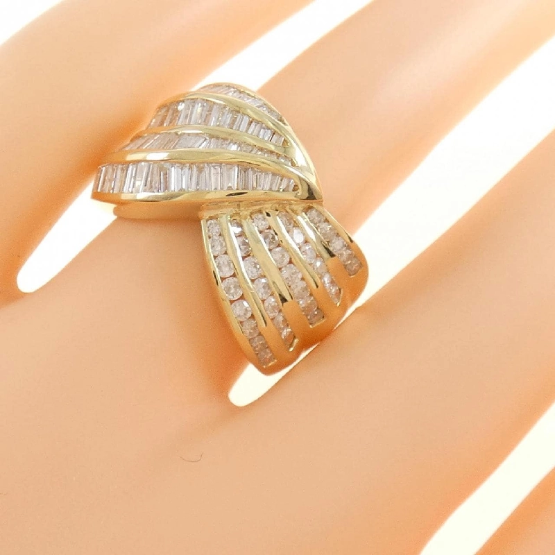 Nhẫn kim cương K18YG 2.00CT 672333