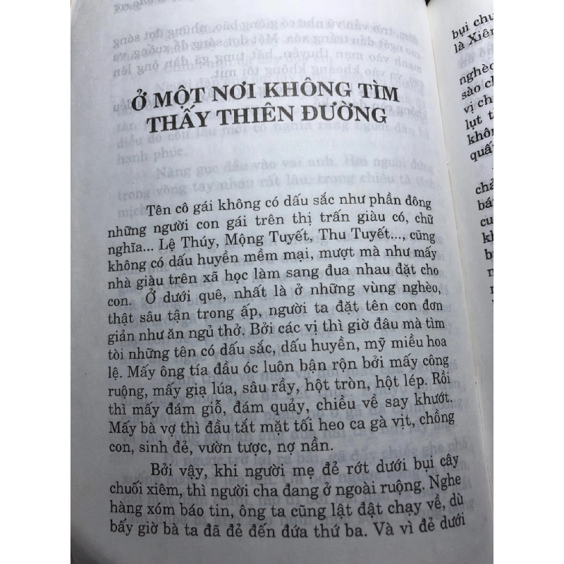 Một nơi không tìm thấy thiên đường 1999 mới 60% ố bẩn nhẹ Công Tôn Huyền HPB0906 SÁCH VĂN HỌC 915417