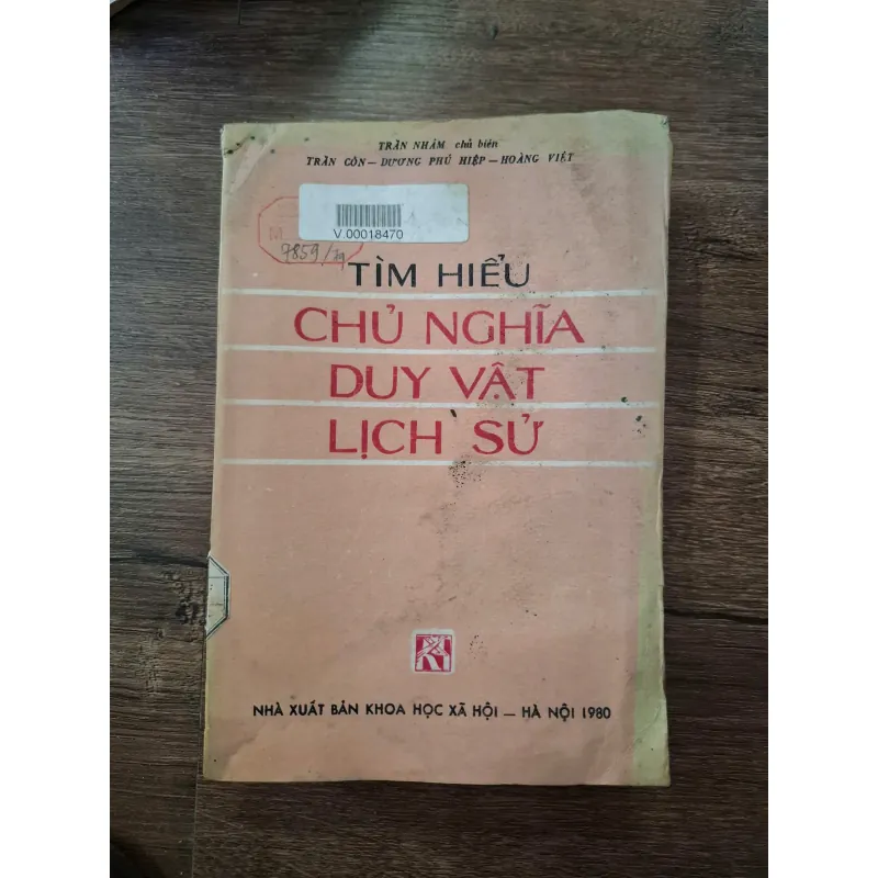 Tìm Hiểu Chủ Nghĩa Duy Vật Lịch Sử - Trần Nhâm (Chủ biên) - Triết học/Giáo dục 709723