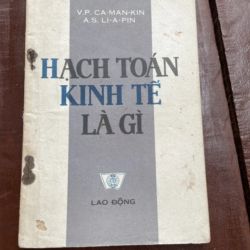V.P. CA-MAN-KIN A.S. LI-A-PIN - HẠCH TOÁN KINH TẾ LÀ GÌ 698363