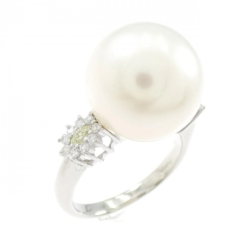 Nhẫn ngọc trai trắng PT900 12.8mm - Hàng hiệu Authentic 852927