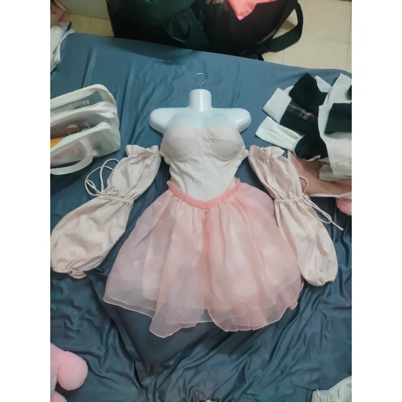 váy nhiều tầng, form đẹp, vải gấm 798883