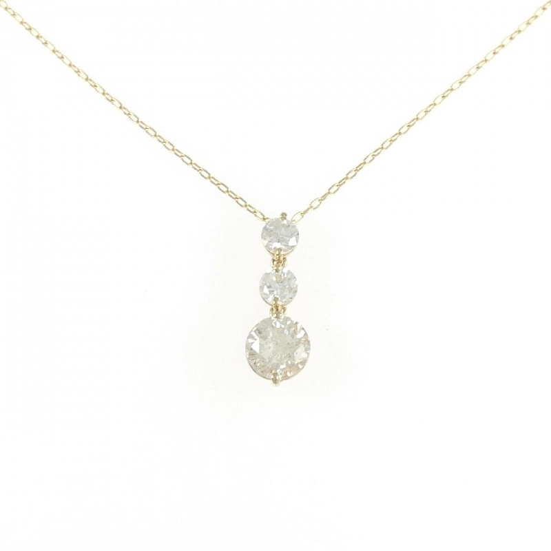 K18YG Ba viên đá kim cương Dây chuyền 2.04CT - Hàng hiệu Chính hãng 859222