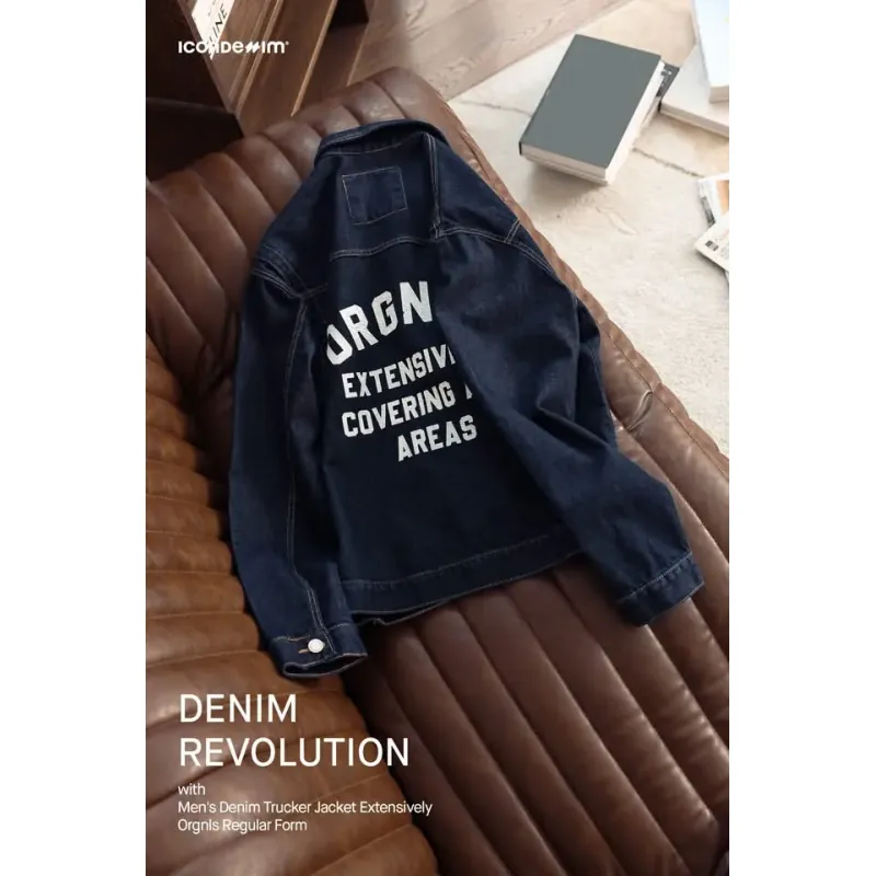 Áo khoác jean icondenim màu đen xanh size S 973464