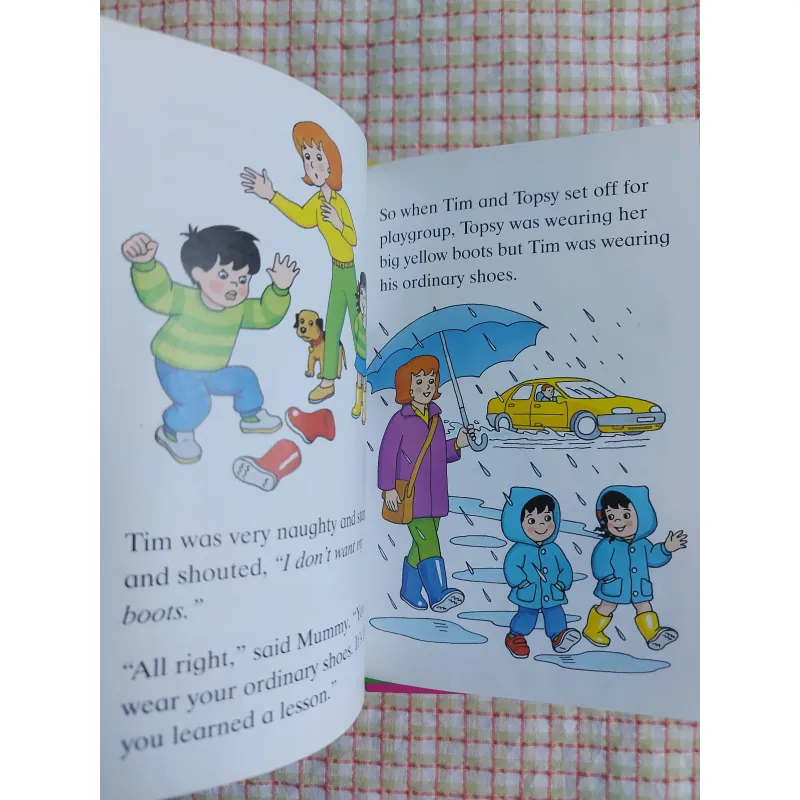 COMBO 2q TOPSY + TIM - RED BOOTS, YELLOW BOOTS ✨ LITTLE LOST RABBIT 782497