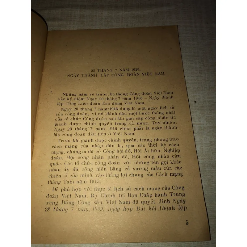 Ngày thành lập công đoàn việt nam 994820