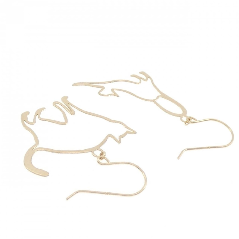 K18YG Bông tai mèo - Hàng hiệu Chính hãng 876002