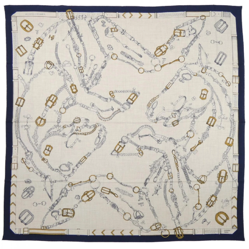 HERMES LES CHEVAUX DECHAINES H244096S Khăn choàng - Hàng hiệu Authentic 832173